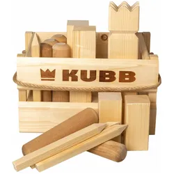 Selecta Spielzeug KUBB Vikings Spiel in der Holzkiste (2 - 6 Spieler)