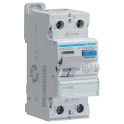 Hager Fehlerstromschutzschalter CDF525D 2P 10kA 25A 30mA Typ F
