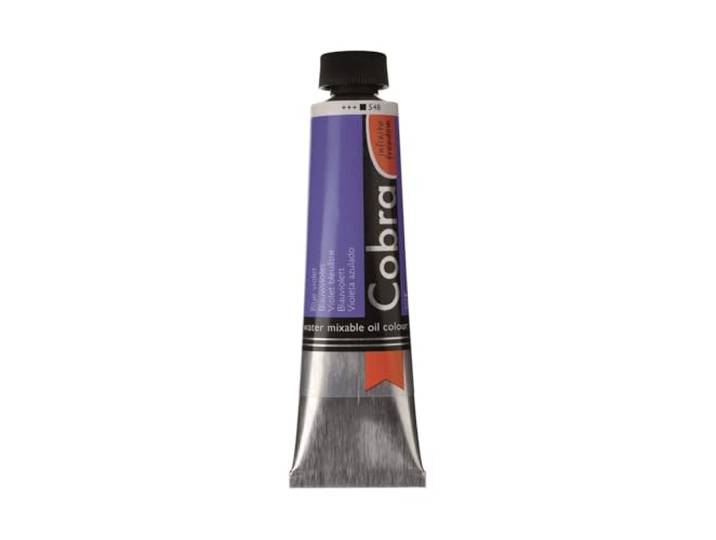 Cobra Artist watermengbare olieverf tube - 40 ml Blauw Violet 548 - hoge pigmentatie - oplosmiddelvrij - lichtecht++