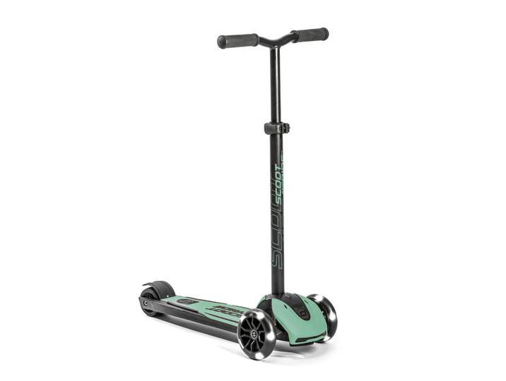 Scoot and Ride Kinderscooter Highwaykick 5 Led, Grün, Schwarz, Metall, Kunststoff, 25x79x60 cm, unisex, Freizeit & Co, Gartenspielzeug, Scooter
