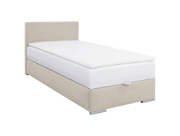 Polsterbett mit Matratze 100x200 Cosi sandfarben