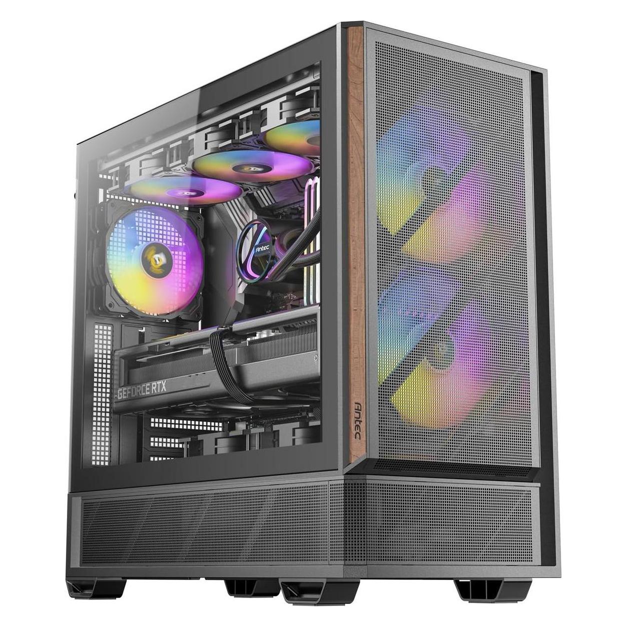 Antec Boitier Moyen Tour Atx P30 RGB Avec Panneau Vitré (Noir) (ATX, ITX, mATX) (0-761345-10255-1)