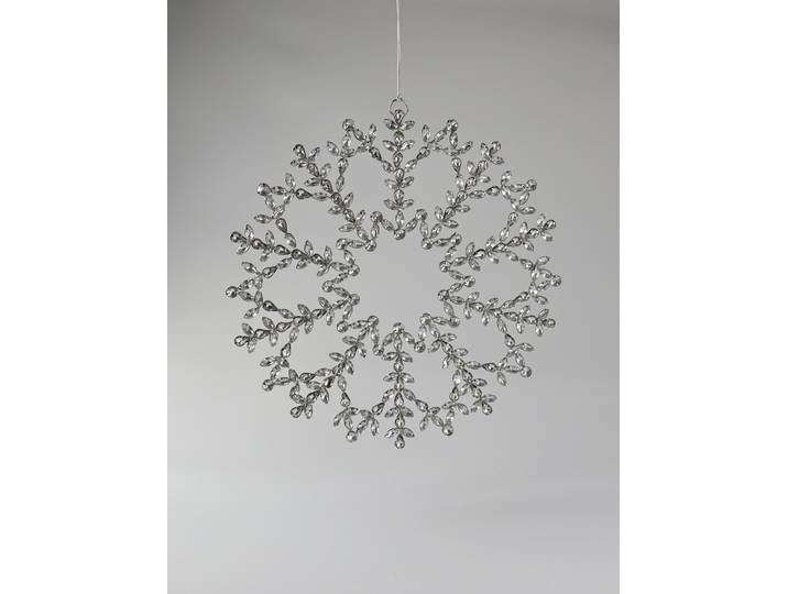 Christbaumschmuck AM DESIGN aus Acryl, Ø: 30 cm , silber, Ø:30cm, Weihnachtsbaumschmuck, Christbaumschmuck