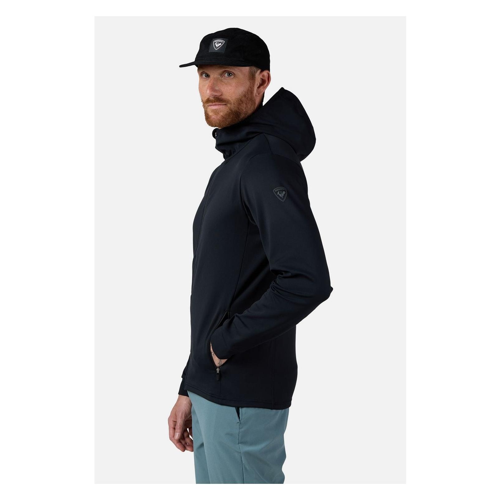 Rossignol Schwarzes Herren-Sweatshirt mit mittlerer Schicht und dünner FZ-Lagenstruktur (L) (64056474)