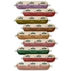 Frischfleischwurstpaket | 7,8 kg | Hundewurst | natürlich, ohne Aromen, Duft- und Farbstoffe