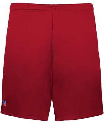 "Russell Athletic TS8X2M DRI-PWR ESSEN 7"" SHORTS W/PKTS in True Red size 3XL   Polyester"