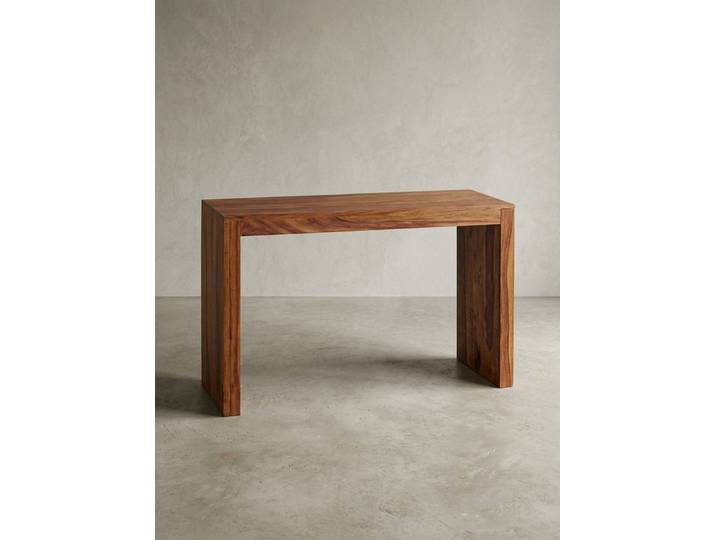 KADIMA DESIGN Konsolentisch Massivholz Ablagetisch Platzsparend stabil Beistelltisch Holz