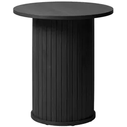Beistelltisch Nola Holz Schwarz 50 cm