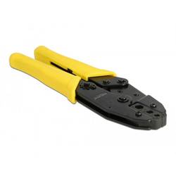 Delock 90527 90527 Crimpzange Koaxial-Steckverbinder mit Gummi überzogen RG58, RG59, RG62, RG6