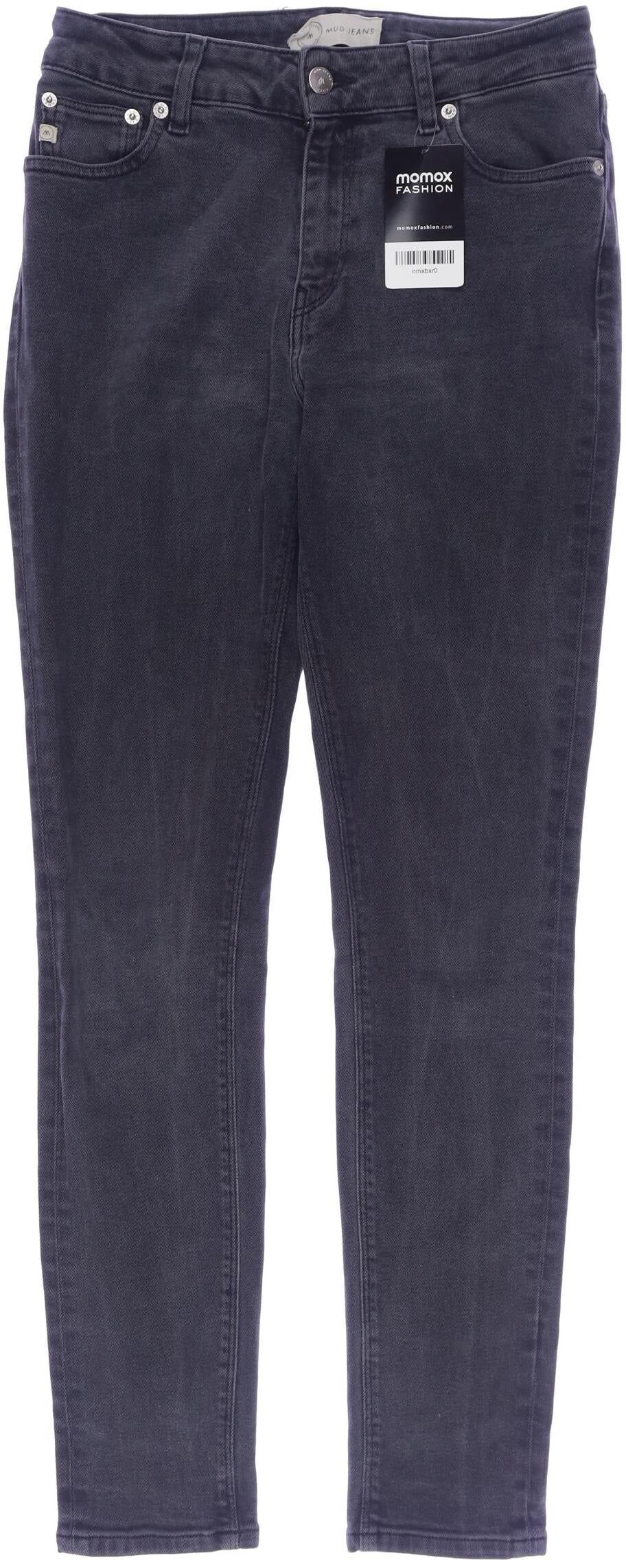 Mud Jeans Damen Jeans, Schwarz, Gr. W27, Elasthan / Baumwolle - Second Hand