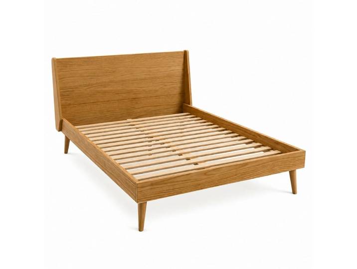 Lit 2 places bois massif noisette 120x190 cm