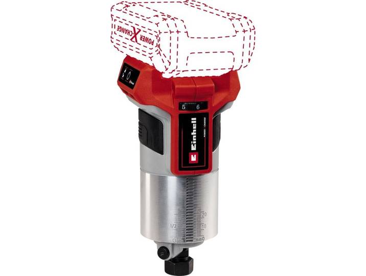 Affleureuse sans fil – TP-RO 18 Li BL-Solo – 18 V – Brushless – Pinces 6/8 mm – Power X-Change