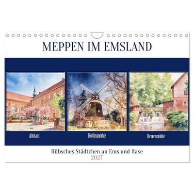 Meppen im Emsland (Wandkalender 2027 DIN A4 quer), CALVENDO Monatskalender