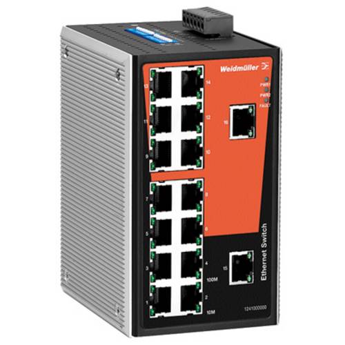 Weidmüller 1241000000 IE-SW-VL16-16TX Industrial Ethernet Switch