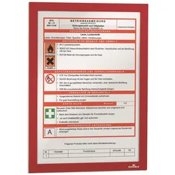 Durable, Informationsschild, Magnetrahmen