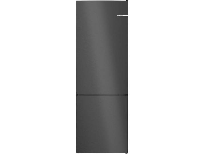 Bosch Serie 4, Freistehende Kühl-Gefrier-Kombination mit Gefrierbereich unten, 203 x 70 cm, Gebürsteter schwarzer Stahl AntiFingerprint, Total No Frost , KGN492XCF, ID KGN492XCF