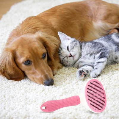 DynamicDeals Premium Ergonomic Pet Grooming Brush Pet Grooming Brush For Shedding & Massage, Deshedding Brush With Non Slip Grip Premium Ergonomic Pet Grooming Brush Pet Grooming Brush For Shedding & Massage, Deshedding Brush With Non Slip Grip