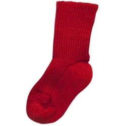Baby und Kinder Grobstrick Socke - 21-22 rot