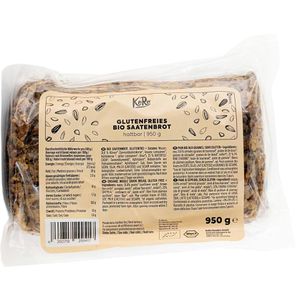 KoRo Brot Saatenbrot, BIO, gluten- & lakosefrei & vegan, geschnitten, 950 g