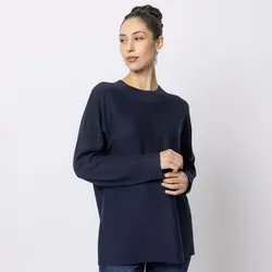 STEFFEN SCHRAUT Pullover Rundhalsausschnitt Strukturdetails leger weit