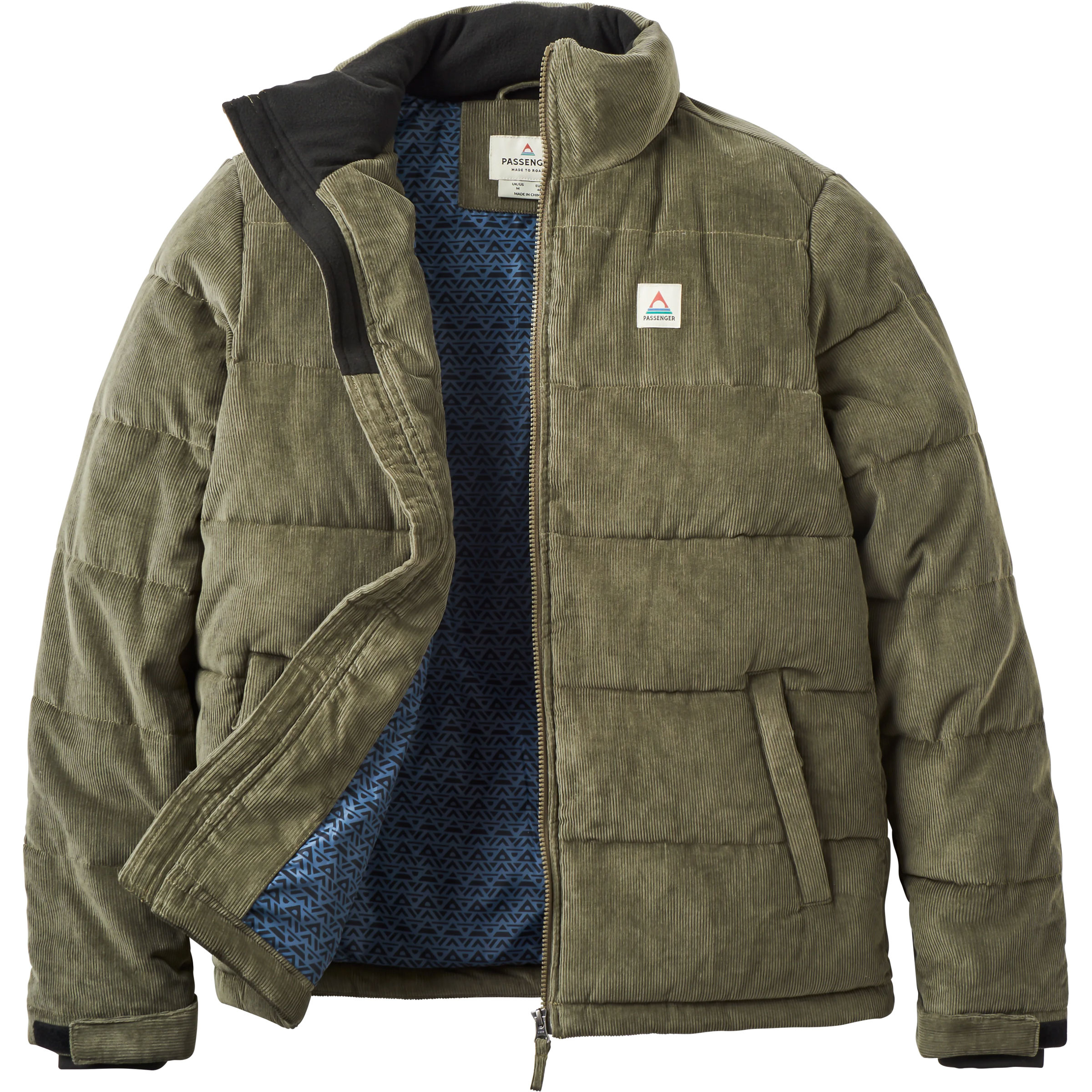 Passenger Backcountry Cord Herren Kunstfaserjacke oliv Größe XL Lifestyle Hautfreundlich