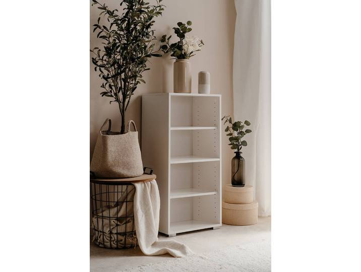Regal Fyn Typ A Spanplatte, beschichtet Weiß 46 x 97 x 34cm