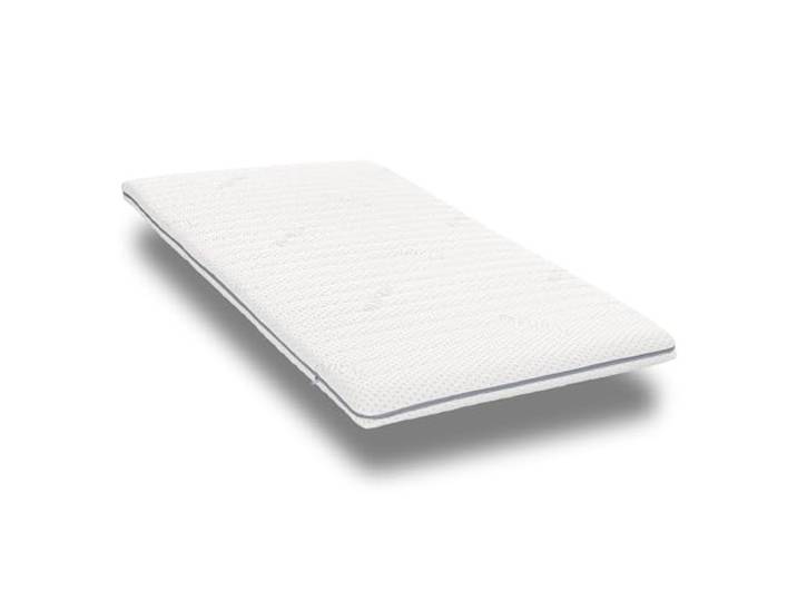 Sleezzz Supportho Premium Matratzentopper, Kaltschaum, Punktelastisch, Härtegrad H3, Weiß mit antibakteriellem Bezug (100 x 200 cm)