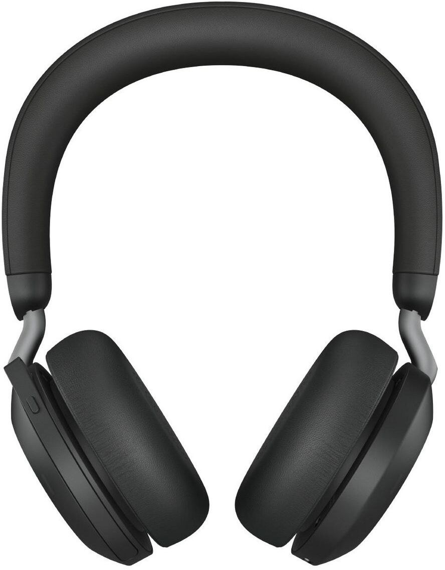 Jabra Evolve2 75 USB-A UC Stereo Headset with Charging Stand - Black