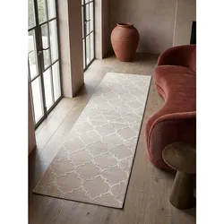 Läufer Polyester Beige 80x150 cm - ERESMA   Kadima Design