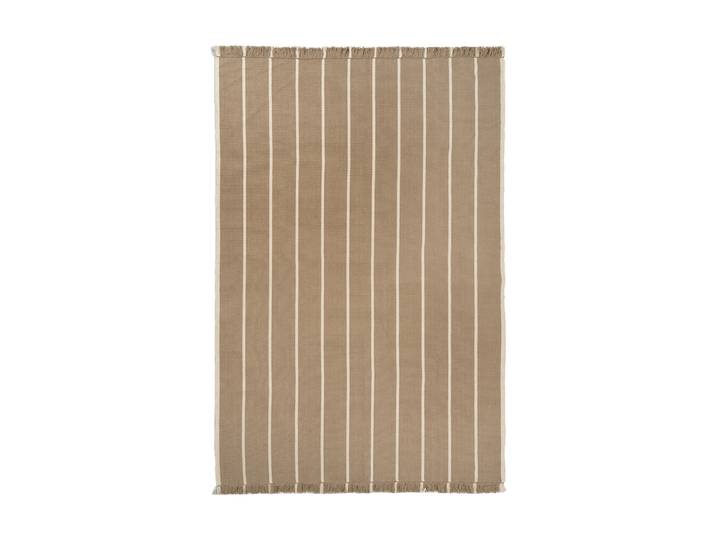 Ferm Living Calm kelim Teppich Dark Sand, Off-white, 200x300 cm