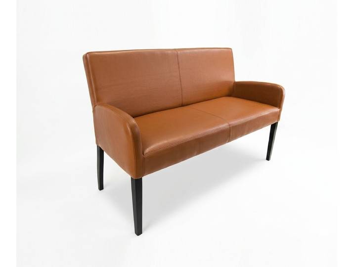 Sitzbank aus Kunstleder 143 cm mit Holzgestell Alfo