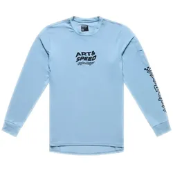 Troy Lee Designs Ruckus Ride Herren-Trikot Langarm Waves Dawn Blue Gr. L