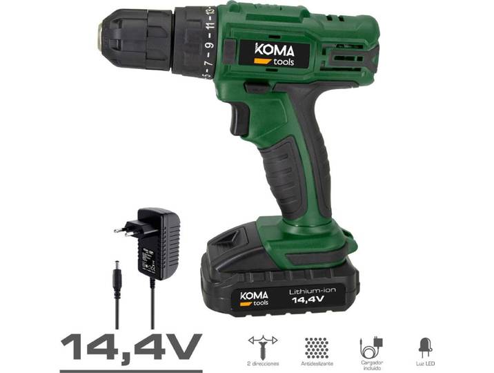 Kit Perceuse-visseuse Koma 14.4v Polyvalence Et Puissance Sans Fil Pour Bricolage - Koma Tools