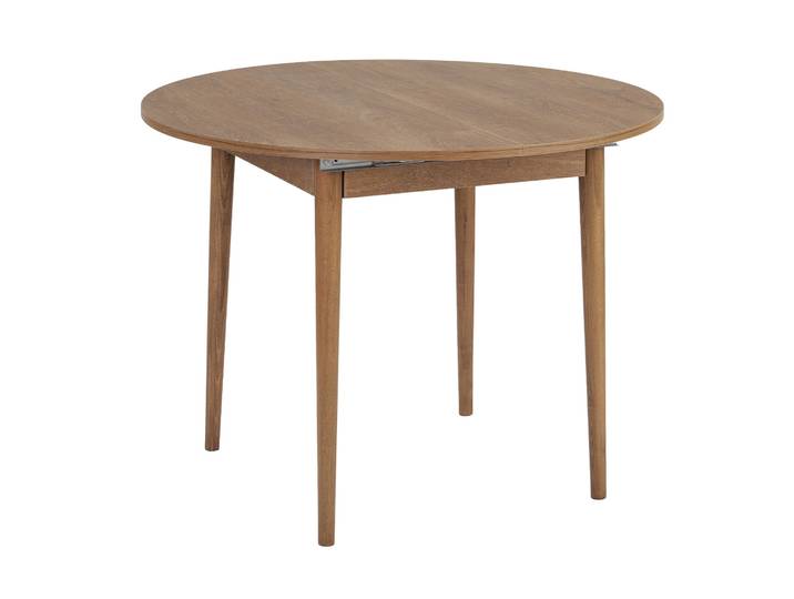 Table à manger extensible en bois Viona 100 x 100 x 75 cm - Le chêne de Kafka