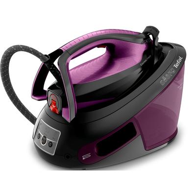 TEFAL Dampfbügelstation "SV8152 Express Vision", lila (lila, schwarz), Dampfbügelstationen, 480 g/Min. extra Dampfstoß, für alle Textilien, LED an der Spitze