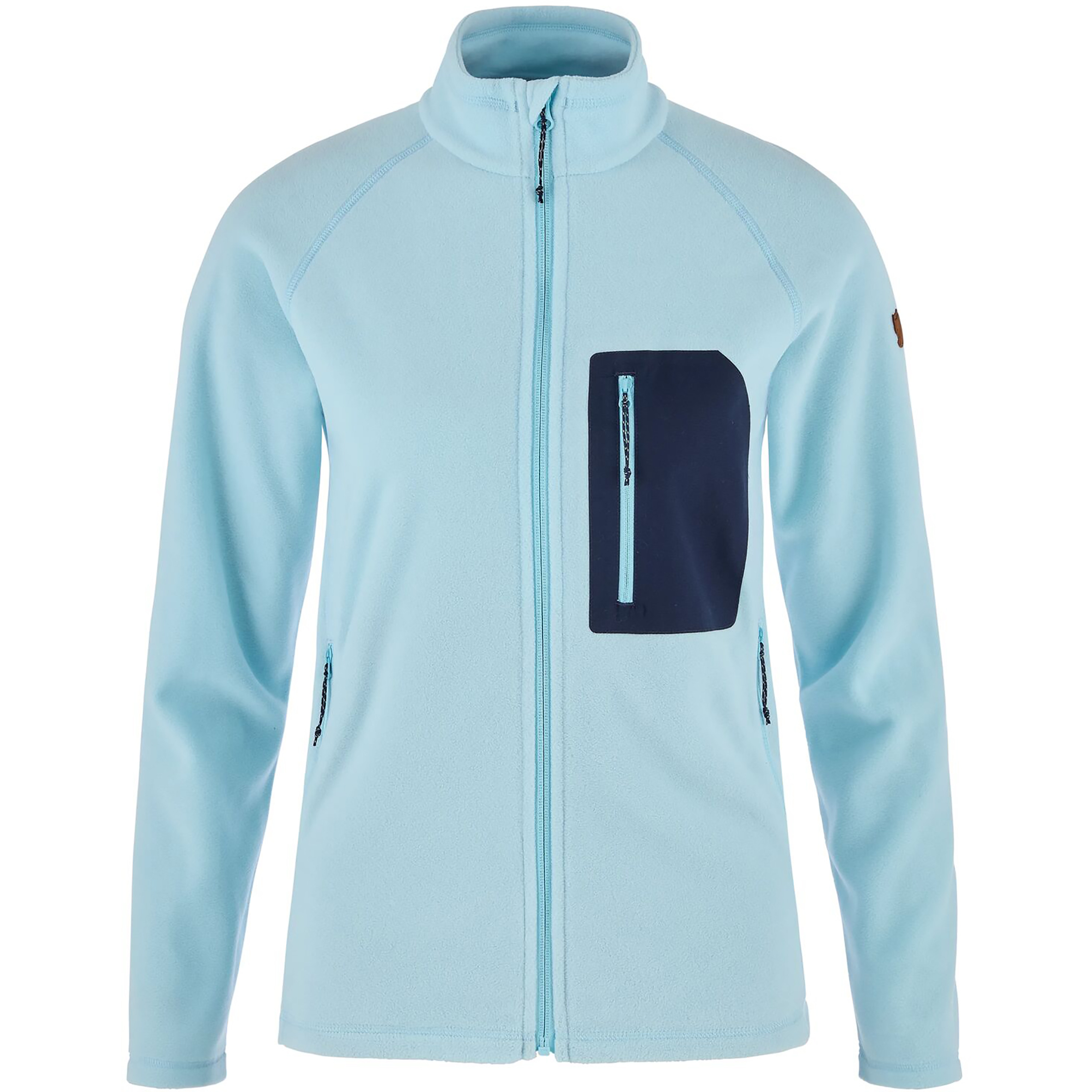 Fjällräven Kaipak Fleece Damen Fleecejacke blau Größe L Camping Klein verpackbar