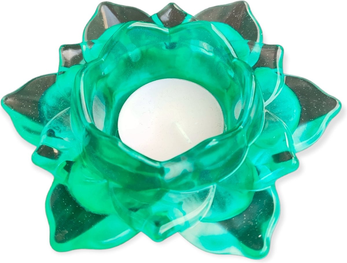 Resin Art JR Lotus Theelichthouder en Waxinelichtjeshouder