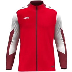 Jako Dynamic Polyesterjacke - rot/weiß/dunkelrot - 4XL