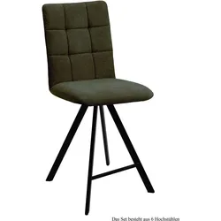 THEKENSTUHL drehbar (6er-Set) Destiny 47x108x60 Schwarz/Khaki
