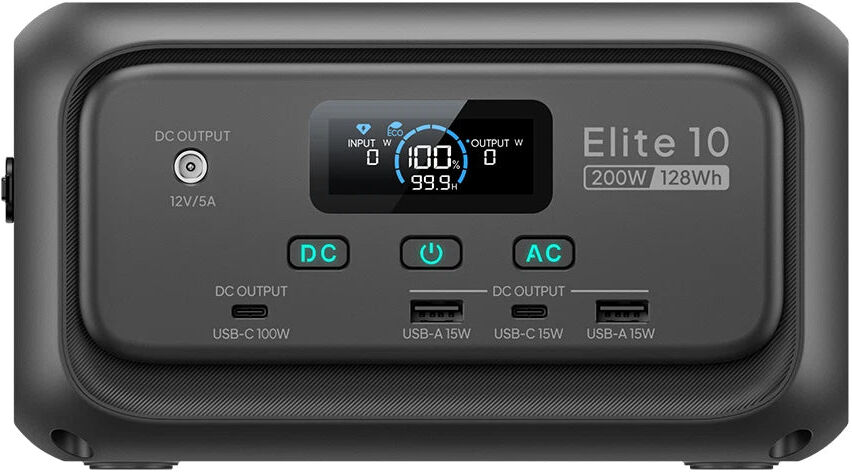 BLUETTI Elite 10 128Wh 200W Mini Portable Power Station Solar Generator Trip Camping