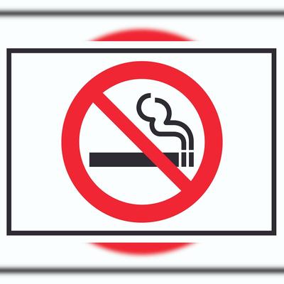 HB-Druck Rauchen verboten Symbol Schild A1 (594x841mm)