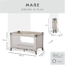 Hauck, Reisebett, Dream N Play (120 x 60 cm)