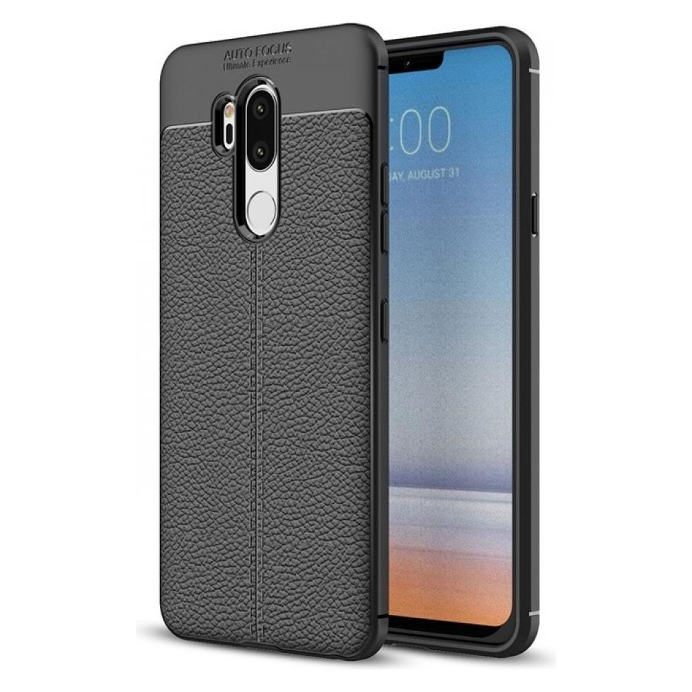 Screenguard LG G7 ThinQ Hülle Leather Design TPU Cover (LG G7 ThinQ) (00024244)
