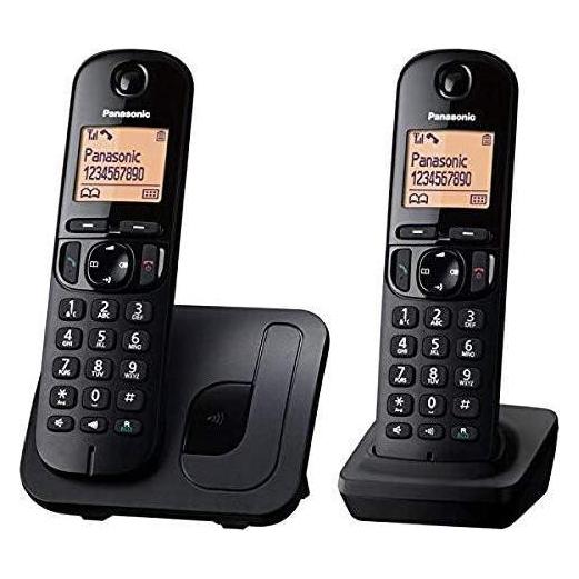 Panasonic KX-TGC212 DECT telephone Caller ID Black (KX-TGC212 PDB)