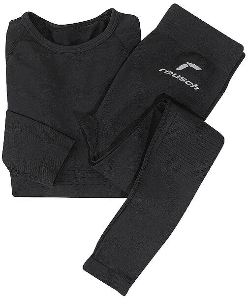 REUSCH Kinder Funktionsunterwäsche-Set schwarz   122-128 B