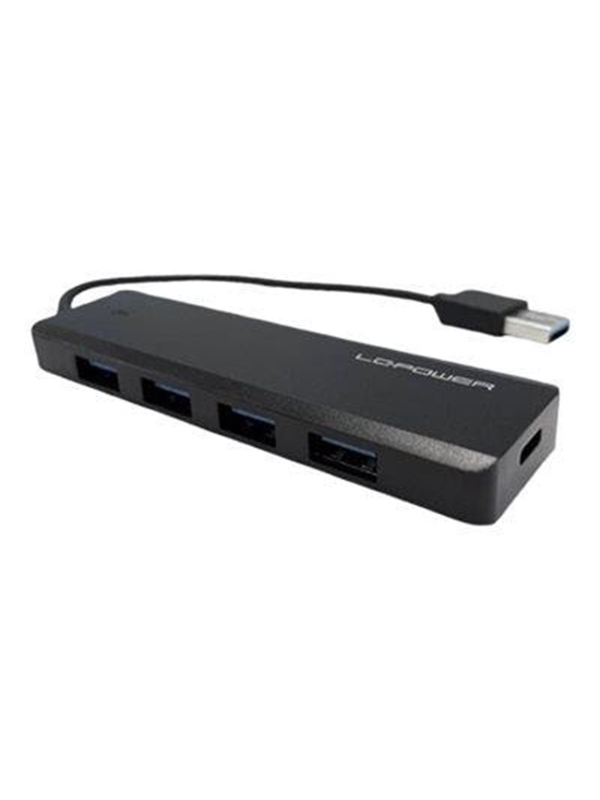 LC Power LC-HUB-U3-4-V2 - hub - 5 ports USB-Hubs - 5 - Schwarz