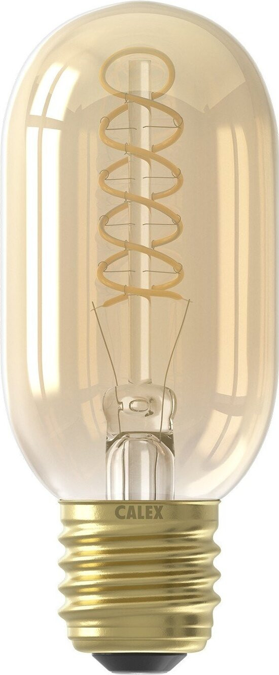 Calex LED Flex Filament buismodel lamp E27 T45x110 Goud 2100K Dimbaar 3,8W