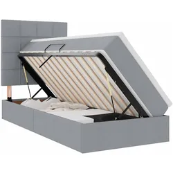 vidaXL, Bett, Lee Block with squares (90 x 190 cm)