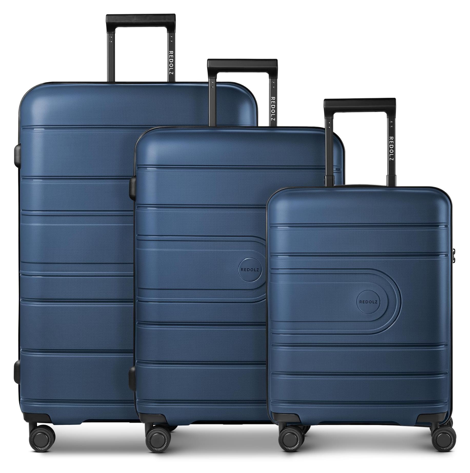 3-teiliges Trolley-Set mit kratzfester Oberfläche und TSA-Schloss