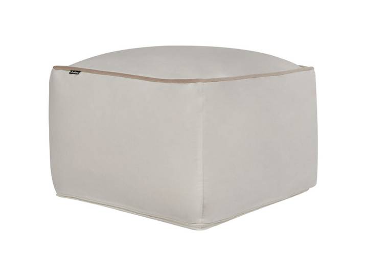POUF Samtstoff Hellbeige Dareyn